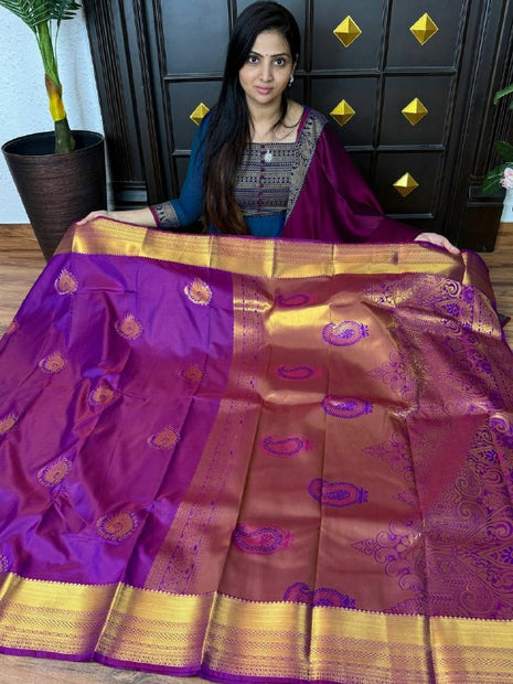 Kanchi Silk Gold Zari