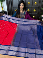 Premium Kanchi Silver Zari