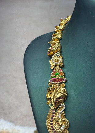 Temple with Diamond look Stone