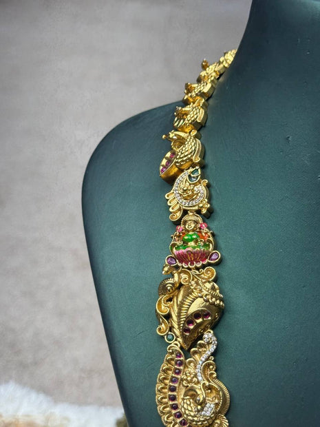 Temple with Diamond look Stone