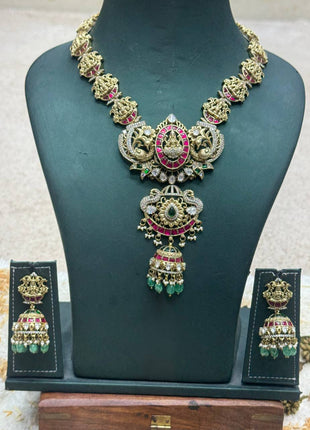 Temple with Diamond look Stone
