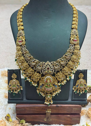 Temple with Diamond look Stone