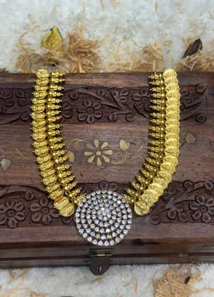 Kasu Malai WITH Stone Work (2 Earrings )