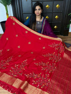 Chinnon Blended Linen With Hand Embroidery