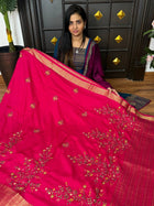 Chinnon Blended Linen With Hand Embroidery