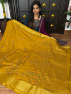 Chinnon Blended Linen With Hand Embroidery