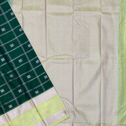 Premium Kanchi Silver Zari