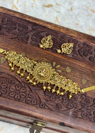 Temple With Choker Necklace Jewellery