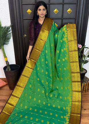 Premium Kanchi Gold Zari