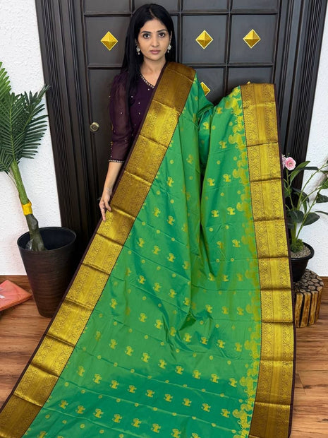 Premium Kanchi Gold Zari