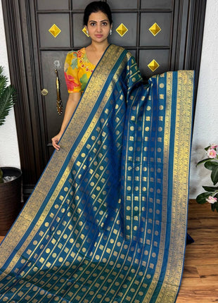 Kanchi Silk Gold Zari