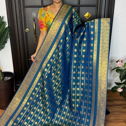 Kanchi Silk Gold Zari
