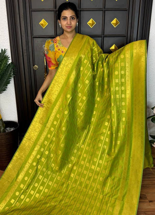 Kanchi Silk Gold Zari