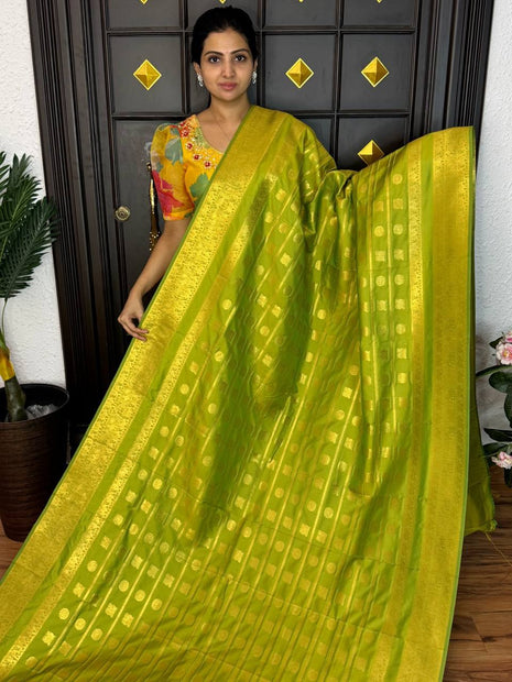 Kanchi Silk Gold Zari