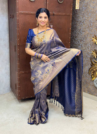 Premium Kanchi Gold Zari