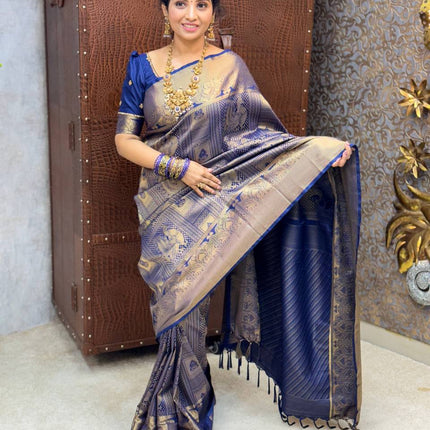 Premium Kanchi Gold Zari