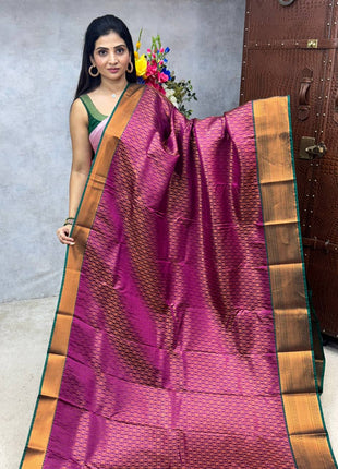 Triple Shade Kanchi Silk