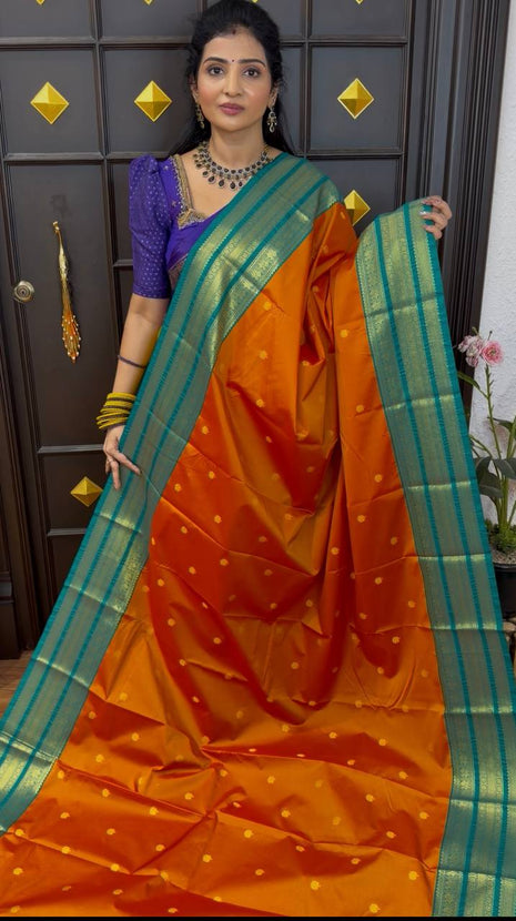 Premium Kanchi Gold Zari