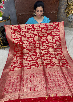 Pure Georgette Banarasi