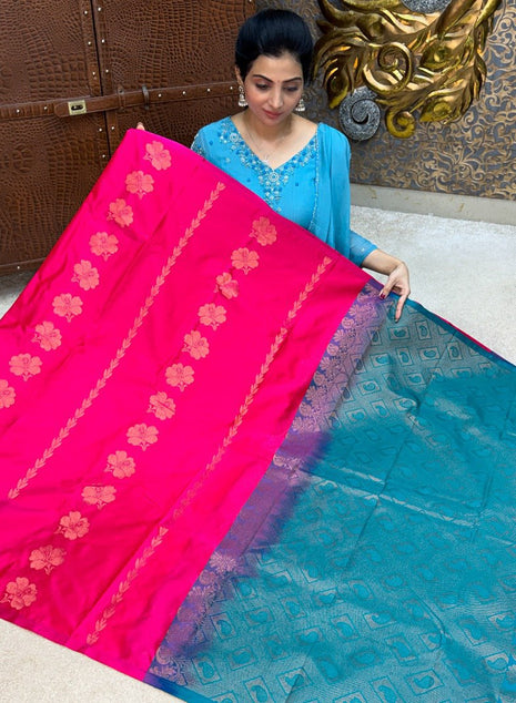 Border Less Kanchi Silk
