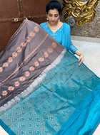 Border Less Kanchi Silk