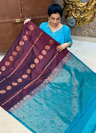 Border Less Kanchi Silk
