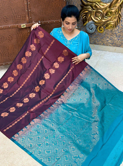 Border Less Kanchi Silk