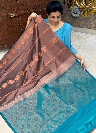 Border Less Kanchi Silk