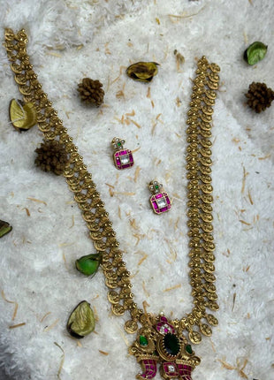 Kasu Malai WITH Stone Work