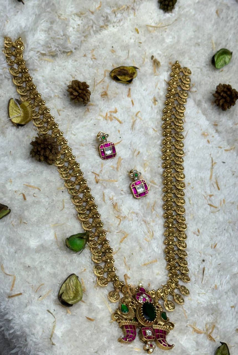Kasu Malai WITH Stone Work