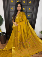 Chinnon Blended Linen With Hand Embroidery
