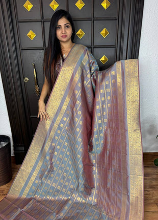 Kanchi Silk Gold Zari