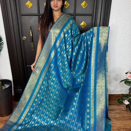 Kanchi Silk Gold Zari