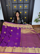 Premium Kanchi Gold Zari Pallaku Design