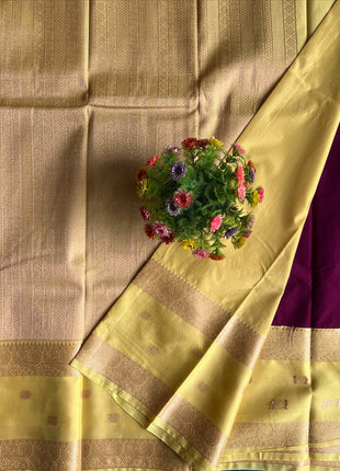 Premium Kanchi Silver Zari