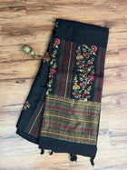 Chinnon Blended Linen With Hand Embroidery