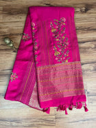 Chinnon Blended Linen With Hand Embroidery