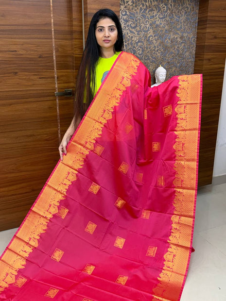 Premium Kanchi Gold Zari Pallaku Design