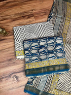 Pure Maheshwari Silk Suit ( Unstitched)