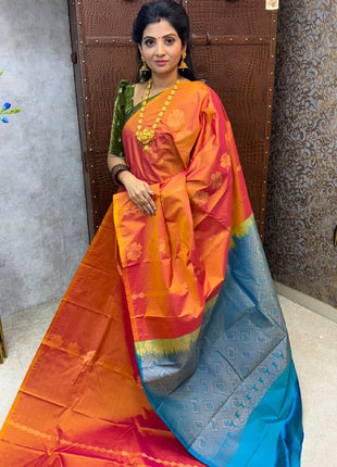 Border Less Kanchi Silk