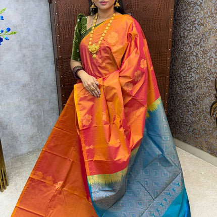 Border Less Kanchi Silk