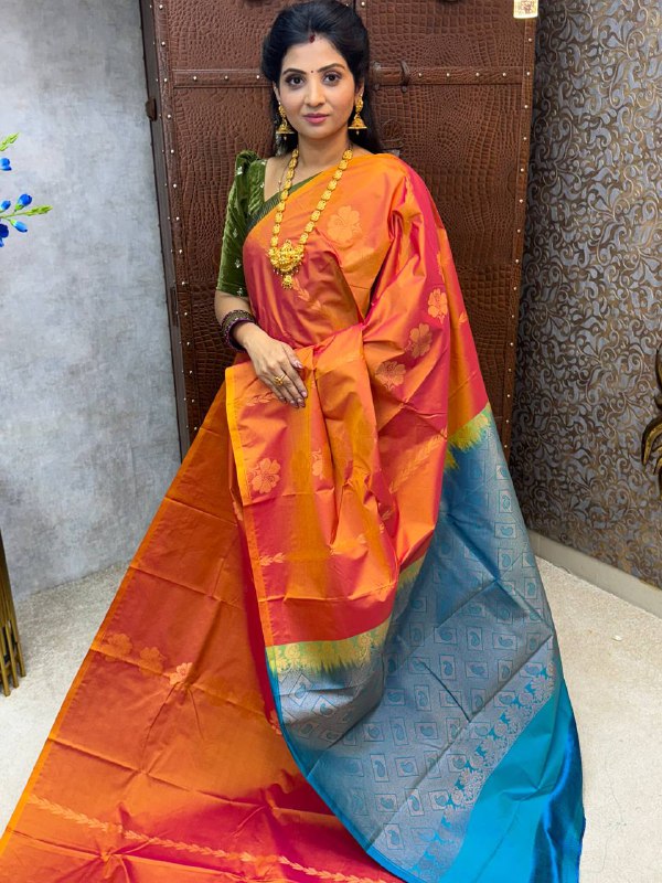 Border Less Kanchi Silk