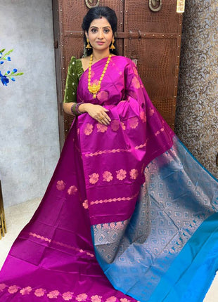 Border Less Kanchi Silk