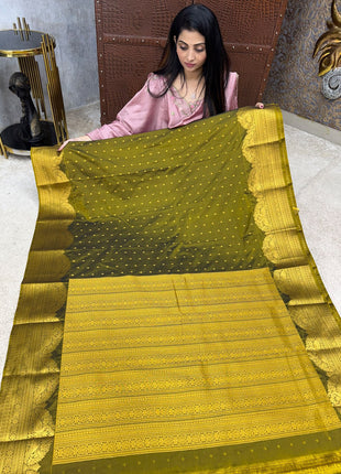 Premium Kanchi Gold Zari