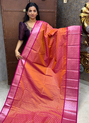Kanchi Silk Silver Zari