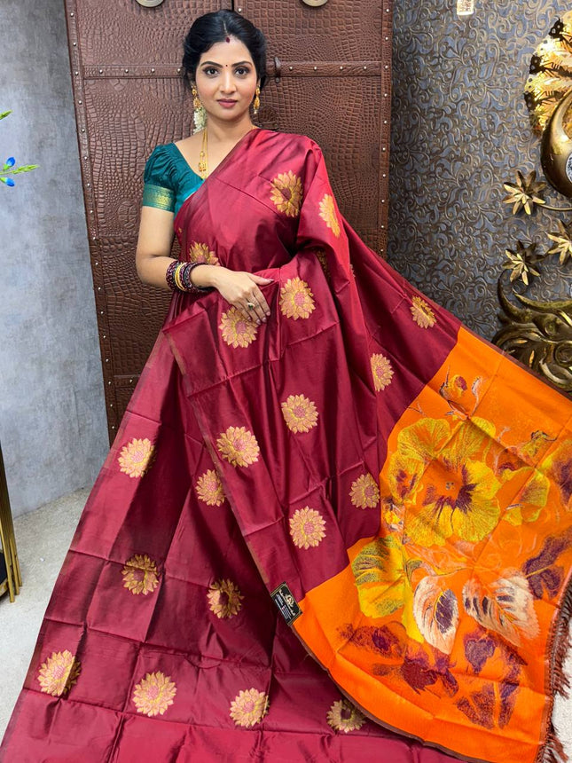 Semi kanchipuram Silk