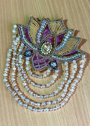 Aari Work Lotus