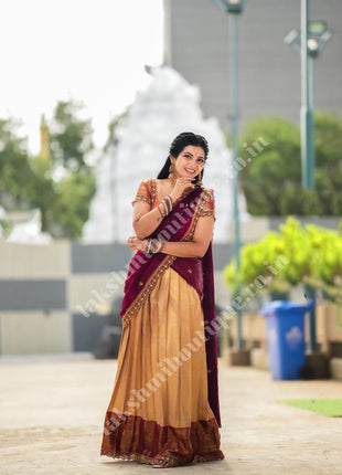 Lehenga is Free Size (Semi Stitched )