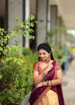 Lehenga is Free Size (Semi Stitched )