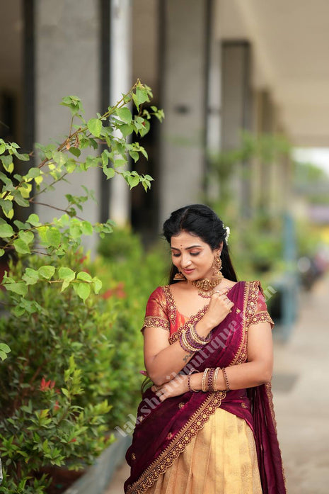 Lehenga is Free Size (Semi Stitched )